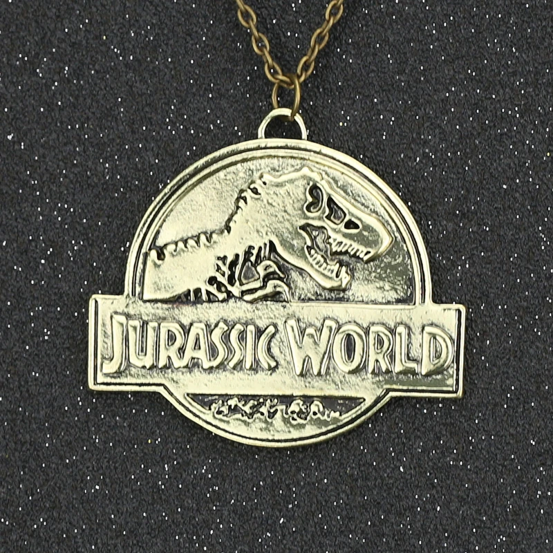 Jurassic World Fallen Kingdom Jurassic Park Necklace Dinosaur Antique Bronze Pendant Vintage Retro Movie Jewelry Men Wholesale
Jurassic World Fallen Kingdom Jurassic Park Necklace Dinosaur Antique Bronze Pendant Vintage Retro Movie Jewelry Men Wholesale
