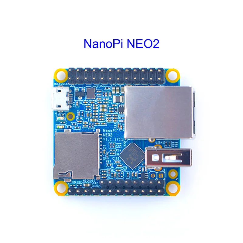NanoPi NEO2 v1.1 LTS Development Board faster than Raspberry PI 40X40mm 512MB/1GB DDR3 RAM) ARM Cortex-A53 
NanoPi NEO2 v1.1 LTS Development Board faster than Raspberry PI 40X40mm 512MB/1GB DDR3 RAM) ARM Cortex-A53