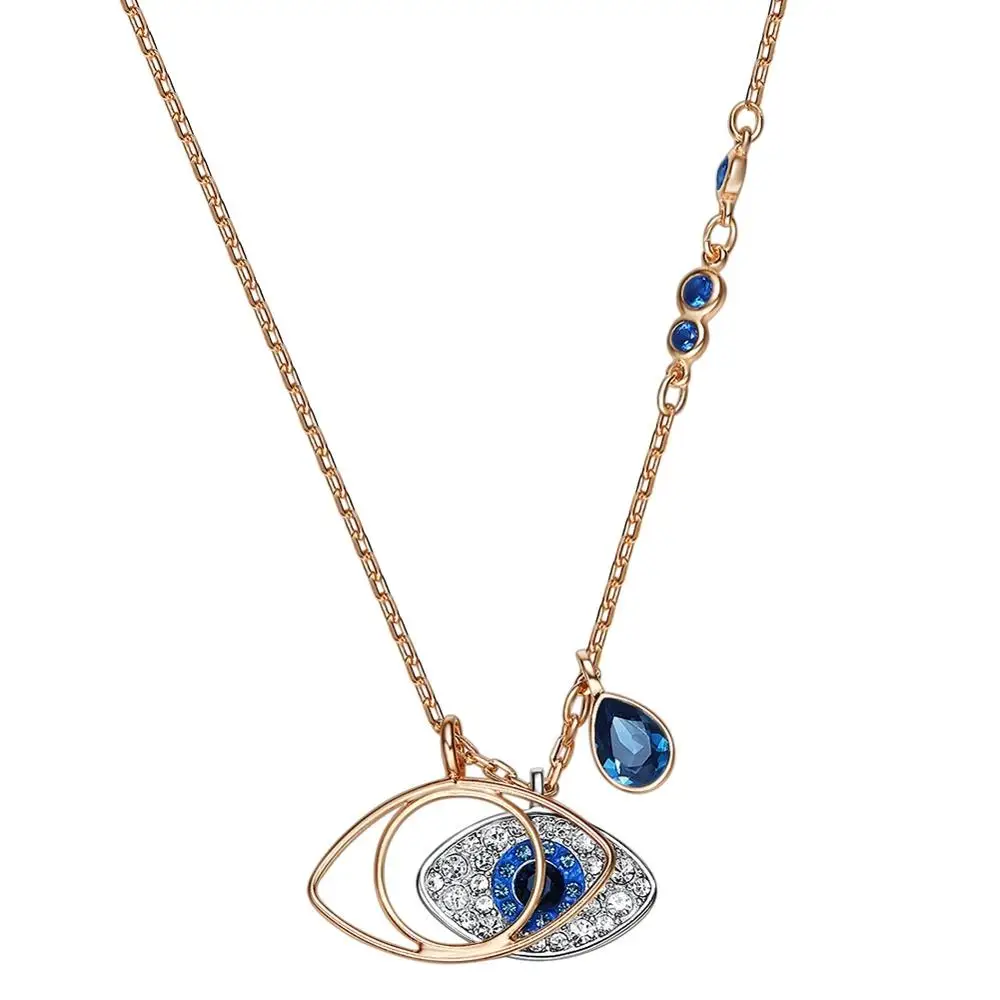 925 Sterling Silver Embellished with crystals from Swarovski Necklaces for Women Elegant Extraordinary Eyes
925 Sterling Silver Embellished with crystals from Swarovski Necklaces for Women Elegant Extraordinary Eyes