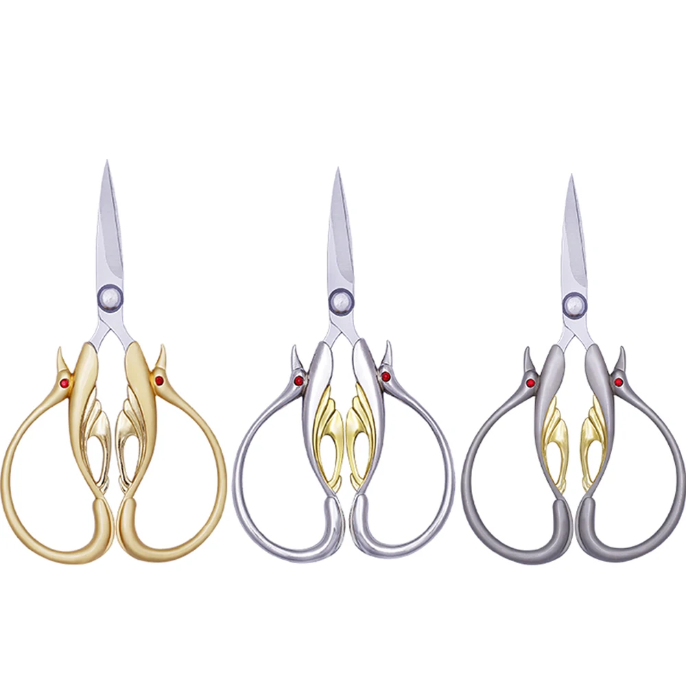 Swan Style Embroidery Scissors Stainless Steel Fabric Cutter Tailor Scissors Household Sewing Scissors Needlework Tools
Swan Style Embroidery Scissors Stainless Steel Fabric Cutter Tailor Scissors Household Sewing Scissors Needlework Tools