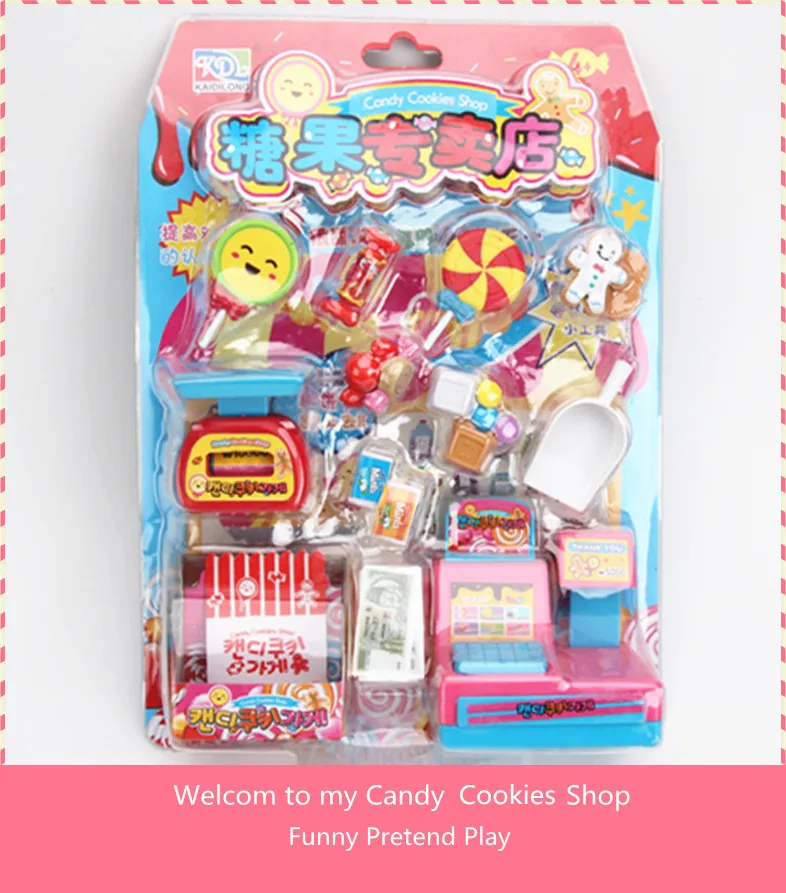 Candy Cookies Shop DIY Pretend Play Action Figure Toys Imitating Life Scenes Funny Shopping Game Toy Children gift
Candy Cookies Shop DIY Pretend Play Action Figure Toys Imitating Life Scenes Funny Shopping Game Toy Children gift