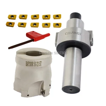 C3/4 12 16 20 FMB22 Shank + BAP300R 50 22 5T Face Milling CNC Cutter + 10pcs APMT1135 Inserts For Power Tool
C3/4 12 16 20 FMB22 Shank + BAP300R 50 22 5T Face Milling CNC Cutter + 10pcs APMT1135 Inserts For Power Tool