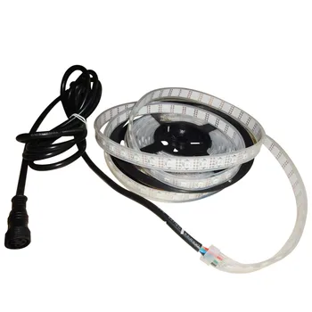 5m DC12V INK1003 led pixel strip,IP68,60pcs1002led(5050 RGB built-in INK1003 IC)/M;WHITE PCB;with 2m long 4core male conector
5m DC12V INK1003 led pixel strip,IP68,60pcs1002led(5050 RGB built-in INK1003 IC)/M;WHITE PCB;with 2m long 4core male conector