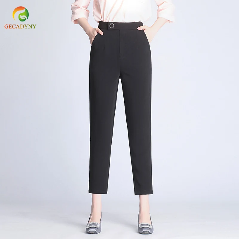 New Autumn OL Harem Pants Women Casual High Waist Slim Work Pants Ankle-Length Pants Office Lady Pants Suit Trousers S-XXXL
New Autumn OL Harem Pants Women Casual High Waist Slim Work Pants Ankle-Length Pants Office Lady Pants Suit Trousers S-XXXL