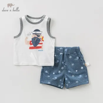DB11513 dave bella summer baby boy fashion clothing sets boys casual sleeveless suits children print
DB11513 dave bella summer baby boy fashion clothing sets boys casual sleeveless suits children print
