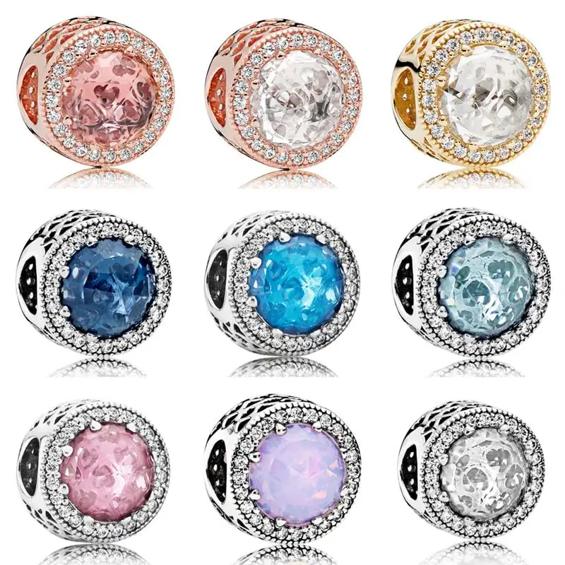 Openwork Multicolor Radiant Hearts With Crystal Button Charms Fit Pandora Bracelet 925 Sterling Silver Bead Charm DIY Jewelry
Openwork Multicolor Radiant Hearts With Crystal Button Charms Fit Pandora Bracelet 925 Sterling Silver Bead Charm DIY Jewelry