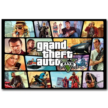 Grand Theft Auto V Art Silk Fabric Poster Print 13x20 24x36 inch Hot Game GTA 5 Picture for Living Room Wall Decor 014
Grand Theft Auto V Art Silk Fabric Poster Print 13x20 24x36 inch Hot Game GTA 5 Picture for Living Room Wall Decor 014