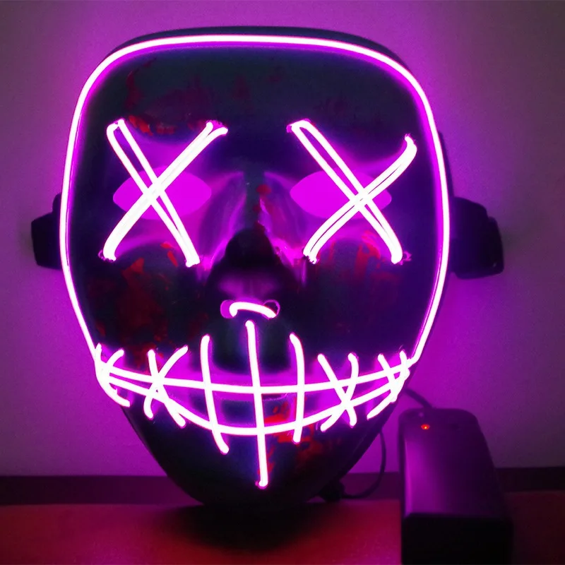 LED Light Up Funny Masks Halloween The Purge Election Year Great Festival Cosplay Costume Supplies Party Masks Glow In Dark
LED Light Up Funny Masks Halloween The Purge Election Year Great Festival Cosplay Costume Supplies Party Masks Glow In Dark