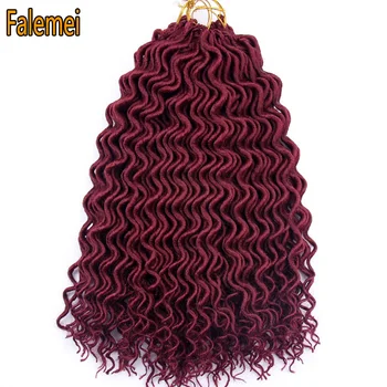 FALEMEI Synthetic Crochet Braids Hair Extension Braiding Hair Bohemian locks Faux Locs Curly Crochet Hair 60g 18inch
FALEMEI Synthetic Crochet Braids Hair Extension Braiding Hair Bohemian locks Faux Locs Curly Crochet Hair 60g 18inch