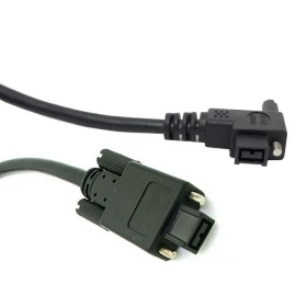 50pcs/lot 2m screw type IEEE 1394 Firewire 800 9pin male to 9pin Left angled 90 degree male Cable for Industrial Camera,By Fedex
50pcs/lot 2m screw type IEEE 1394 Firewire 800 9pin male to 9pin Left angled 90 degree male Cable for Industrial Camera,By Fedex