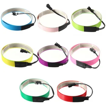 4Colors 1m Flexible Glow El Tape Led Light EL Wire Rope Cable Waterproof Led Strip Lights
4Colors 1m Flexible Glow El Tape Led Light EL Wire Rope Cable Waterproof Led Strip Lights