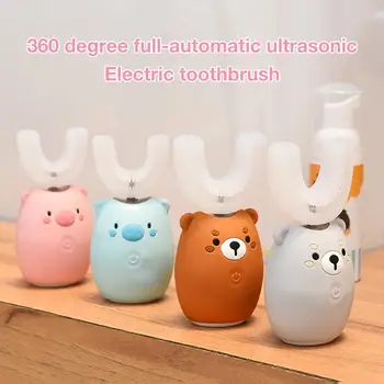 Children's Toothbrush U Type USB Charging Cartoon Teeth Whitening Automatic Sonic Electric Toothbrush For Kids 2-12year
Children's Toothbrush U Type USB Charging Cartoon Teeth Whitening Automatic Sonic Electric Toothbrush For Kids 2-12year