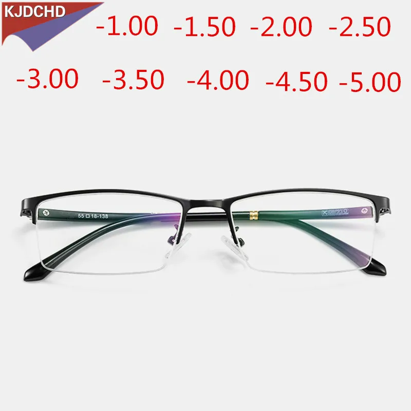 Fashion Business Myopia Titanium Frame HD Resin Finished Myopia Glasses Men Women Optical Shortsighted Eyeglasses-1.00 To -5.00
Fashion Business Myopia Titanium Frame HD Resin Finished Myopia Glasses Men Women Optical Shortsighted Eyeglasses-1.00 To -5.00