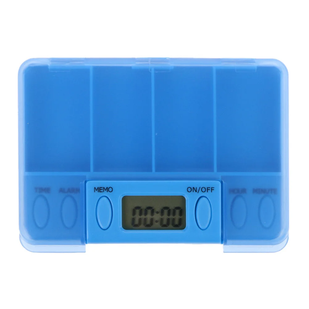 4 Grids Battery Powered Medicine Reminder Electric Alarm Digital Portable Timer LCD Home Use Splitters Travel Organizer Pill Box
4 Grids Battery Powered Medicine Reminder Electric Alarm Digital Portable Timer LCD Home Use Splitters Travel Organizer Pill Box