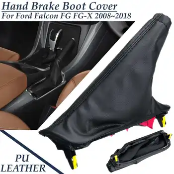 Hand Brake Boot Grips Handbrake Cover PU Leather Gear Shift Knob Lever Cover For Ford Falcon FG FG-X XR6 XR8 Sprint 2008-2018