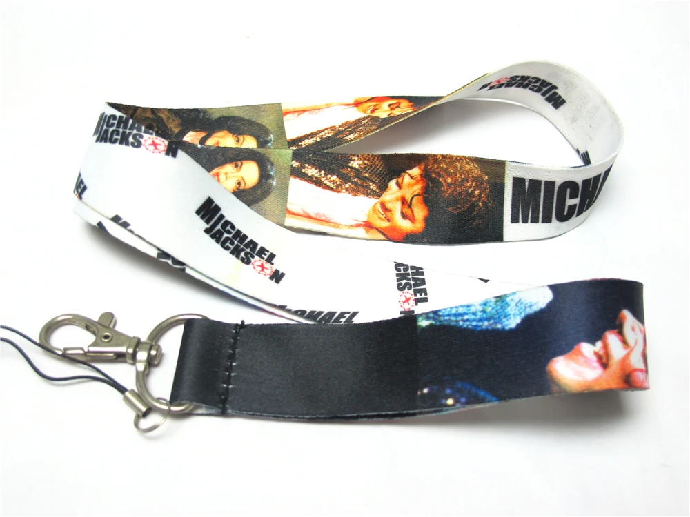 

Michael Jackson Badge Lanyard for Keys Mobile Phone Neck Straps for Gift