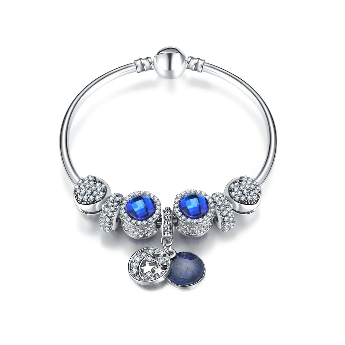 European Bracelets Blue Crystal Shiny Charms Beads Fits European Bracelets & Bangles Star Exquisite Beads DIY 2019 Special Gift
European Bracelets Blue Crystal Shiny Charms Beads Fits European Bracelets & Bangles Star Exquisite Beads DIY 2019 Special Gift