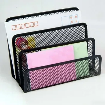 Metal Stand Mesh Style Letter Paper Sorter Pen Pencil Ruler Holder Collection Desk Organizer Black Storage Office accessories
Metal Stand Mesh Style Letter Paper Sorter Pen Pencil Ruler Holder Collection Desk Organizer Black Storage Office accessories