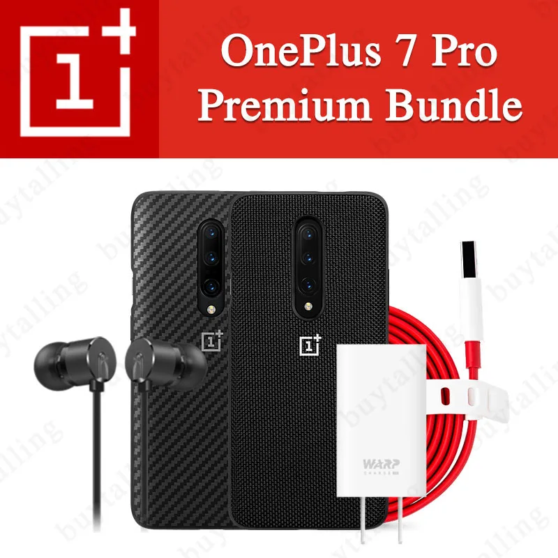 OnePlus 7 Pro Premium Bundle 1+7PRO Bumper Case x1 Type-C Bullets x1 Warp Charge 30 Power Adapter x1 Warp Charge Type-C Cable x1
OnePlus 7 Pro Premium Bundle 1+7PRO Bumper Case x1 Type-C Bullets x1 Warp Charge 30 Power Adapter x1 Warp Charge Type-C Cable x1