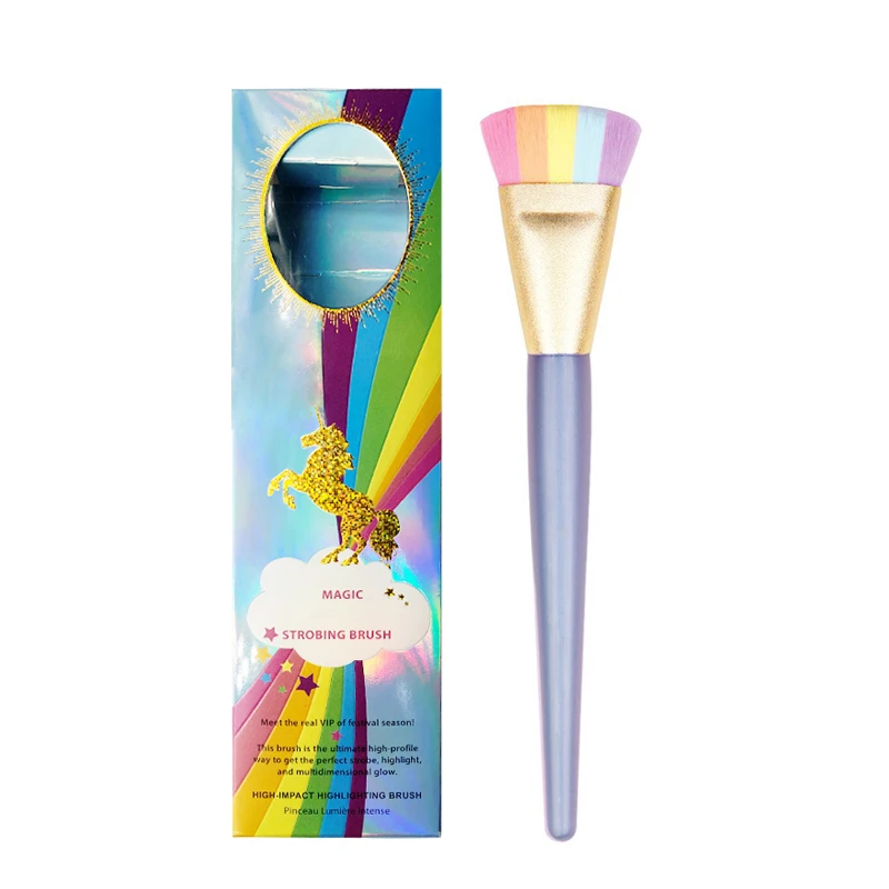 New Unicorn Rainbow Highlighter Brush Wet Foundation Contour Brush Beginner Make up Brush with Box Gift
New Unicorn Rainbow Highlighter Brush Wet Foundation Contour Brush Beginner Make up Brush with Box Gift