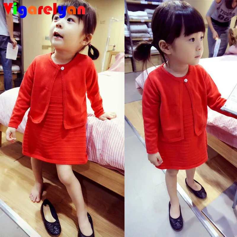 Baby Girl Knitted Cardigan+Dress Set Autumn Children Clothes 1-5 Years Girls Princess Dress+Cardigan Suit Kid Knit Outerwear Set
Baby Girl Knitted Cardigan+Dress Set Autumn Children Clothes 1-5 Years Girls Princess Dress+Cardigan Suit Kid Knit Outerwear Set