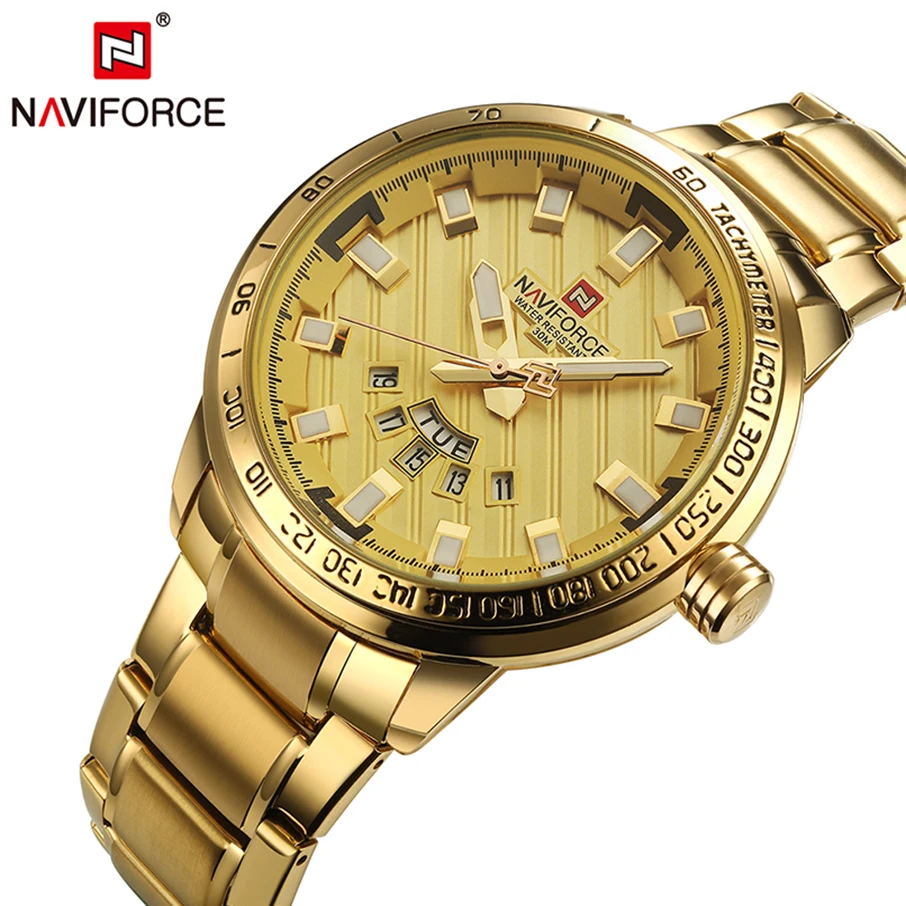 NAVIFORCE Luxury Brand Sports Watches Men Steel Quartz Watch Man Waterproof Clock Men's Wristwatches relogio masculino
NAVIFORCE Luxury Brand Sports Watches Men Steel Quartz Watch Man Waterproof Clock Men's Wristwatches relogio masculino