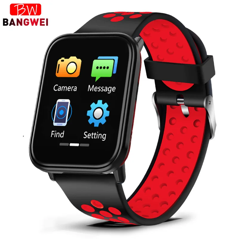 2019 New BANGWEI Smart Watch Mens Fitness IP67Waterproof Watch Tracker Blood Pressure Heart Rate Monitor Pedometer Sports Watch
2019 New BANGWEI Smart Watch Mens Fitness IP67Waterproof Watch Tracker Blood Pressure Heart Rate Monitor Pedometer Sports Watch