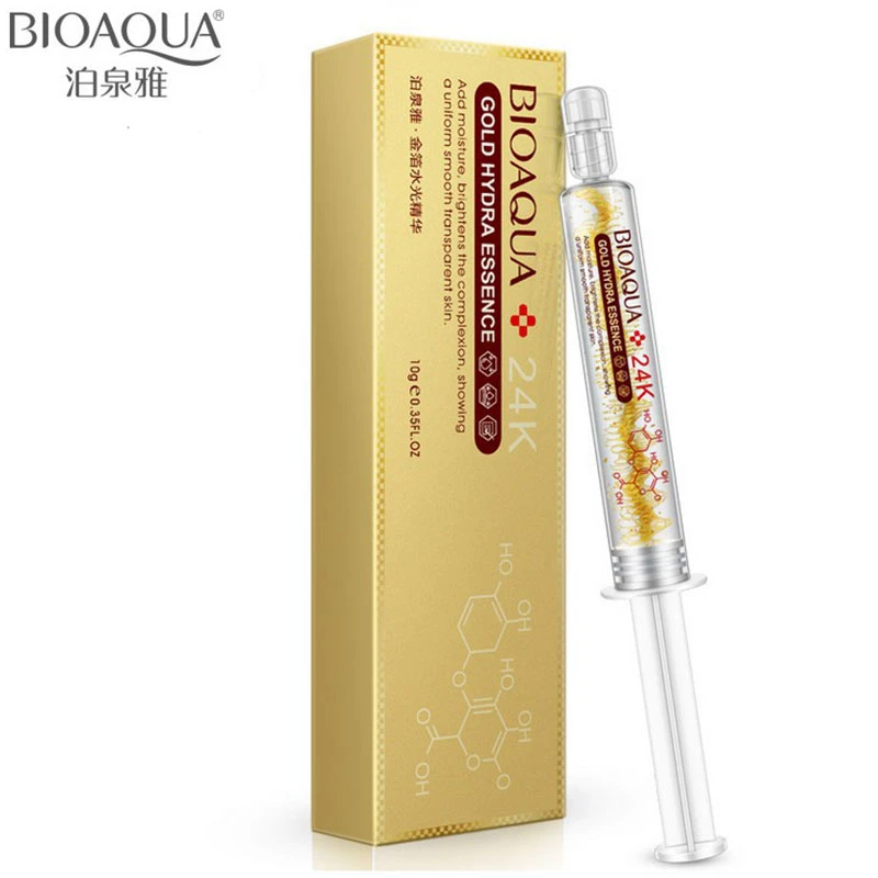 BIOAQUA Skin Care 24K Gold Foil Hyaluronic Acid Liquid 10ml Moisturizing Anti Wrinkle Anti Aging Collagen Essence Cream
BIOAQUA Skin Care 24K Gold Foil Hyaluronic Acid Liquid 10ml Moisturizing Anti Wrinkle Anti Aging Collagen Essence Cream
