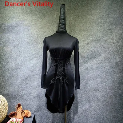 2018 New Women Latin Dance Dress Comfortable Modal Split Dancing Practice Clothes Lady's Ballroom Waltz Tango Dance Costumes
2018 New Women Latin Dance Dress Comfortable Modal Split Dancing Practice Clothes Lady's Ballroom Waltz Tango Dance Costumes