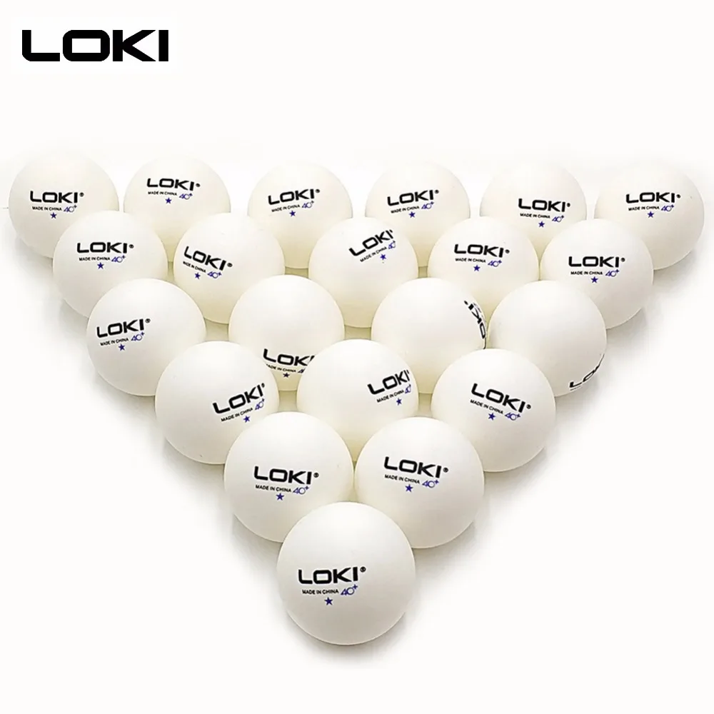 LOKI 30pcs/pack 1 Star White Table Tennis Balls 40+mm ABS New Material Seamed Ping Pong Balls
LOKI 30pcs/pack 1 Star White Table Tennis Balls 40+mm ABS New Material Seamed Ping Pong Balls