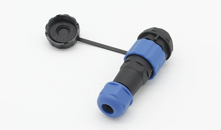 Description Picture 4 of itemSP16 Waterproof Straight Aviation connector 2/3/4/5/6/7/9Pin IP68 industrial cable connector Male plug and Femal socket
