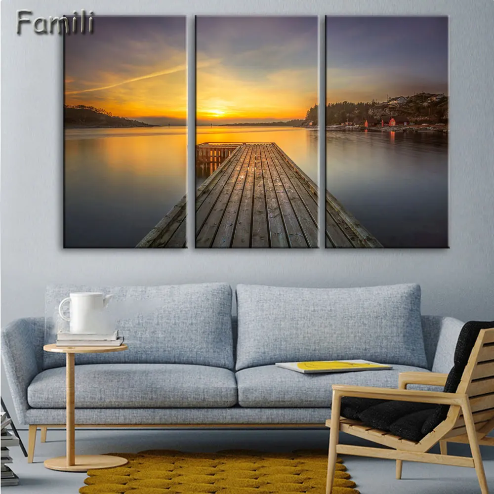 Print Painting Modular Poster Wall Picture 3 Panel Norwegian Lake Sunrise Canvas Frame Art For Living Room Home Decor Artwork
Print Painting Modular Poster Wall Picture 3 Panel Norwegian Lake Sunrise Canvas Frame Art For Living Room Home Decor Artwork