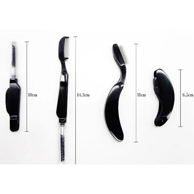 1pc Fashion Black Foldable Steel Eyebrow Eyelashes Eye Brow Extension Brush Eyebrow Metal Comb Cosmetic Makeup Tools Type Random
1pc Fashion Black Foldable Steel Eyebrow Eyelashes Eye Brow Extension Brush Eyebrow Metal Comb Cosmetic Makeup Tools Type Random