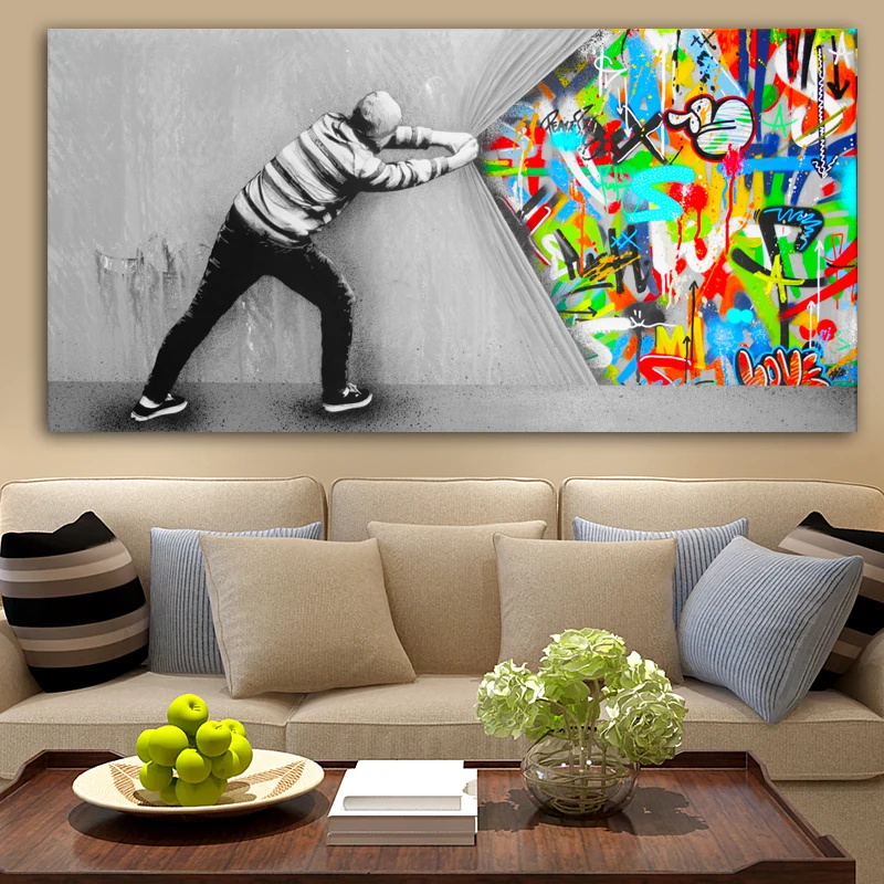 RELIABLI Poster Canvas Painting Graffiti Art Wall Pictures For Living Room Decorative Painting Posters and Prints No Frame
RELIABLI Poster Canvas Painting Graffiti Art Wall Pictures For Living Room Decorative Painting Posters and Prints No Frame