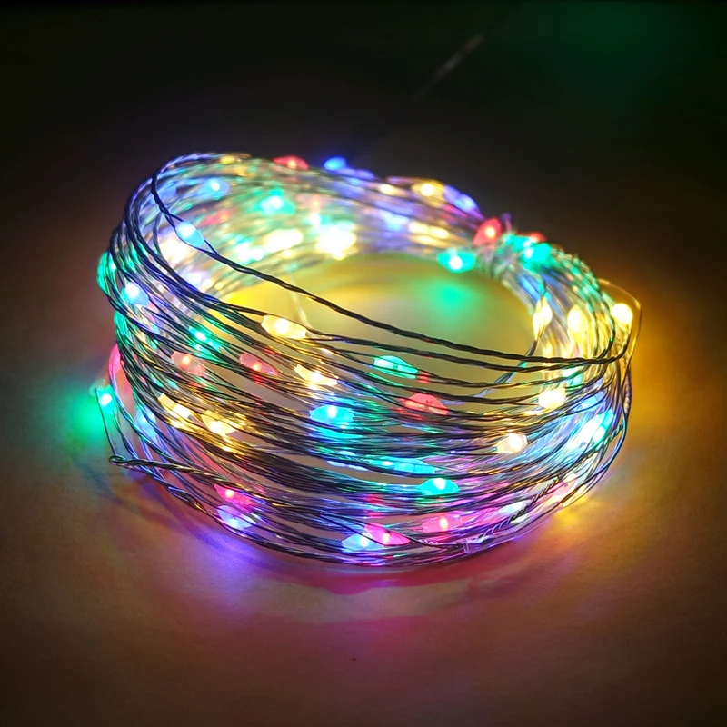 christmas led string lights 10M Fairy tale garland 33ft 5V USB powered outdoor Warm white/RGB festival wedding party decoration
christmas led string lights 10M Fairy tale garland 33ft 5V USB powered outdoor Warm white/RGB festival wedding party decoration