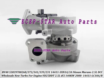 

Complete Turbo BV40 53039880268 53039700268 5303-970-0268 5303-988-0268 14411-3XN1A 144113XN1A For Nissan Murano YD25DDT 2.5 TDI