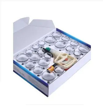 Household 24pcs vacuum pumping cupping blood circulation phlegm moisture tank 24 cans of complete non-glass gas joint back cups
Household 24pcs vacuum pumping cupping blood circulation phlegm moisture tank 24 cans of complete non-glass gas joint back cups