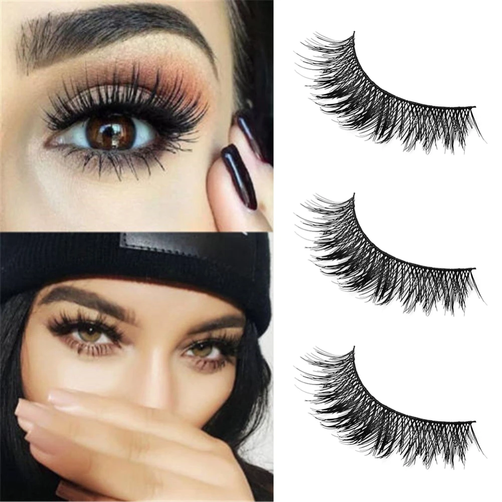 LEARNEVER 5 Pairs New Fashion Women Handmade Long Thick Black Natural Soft Lashes Extension Tools For Makeup Beauty
LEARNEVER 5 Pairs New Fashion Women Handmade Long Thick Black Natural Soft Lashes Extension Tools For Makeup Beauty