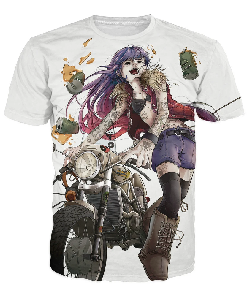 Women Men 3d tees badass Biker T-Shirt tattooed biker chick 3d Print t shirt Fashion Clothing Summer Style tshirt Tops
Women Men 3d tees badass Biker T-Shirt tattooed biker chick 3d Print t shirt Fashion Clothing Summer Style tshirt Tops
