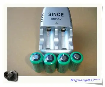 New 3 V CR2 battery charger + 4 pcs .. 15270 CR2 800 mAh rechargeable 3 V battery, digital camera made by special battery
New 3 V CR2 battery charger + 4 pcs .. 15270 CR2 800 mAh rechargeable 3 V battery, digital camera made by special battery