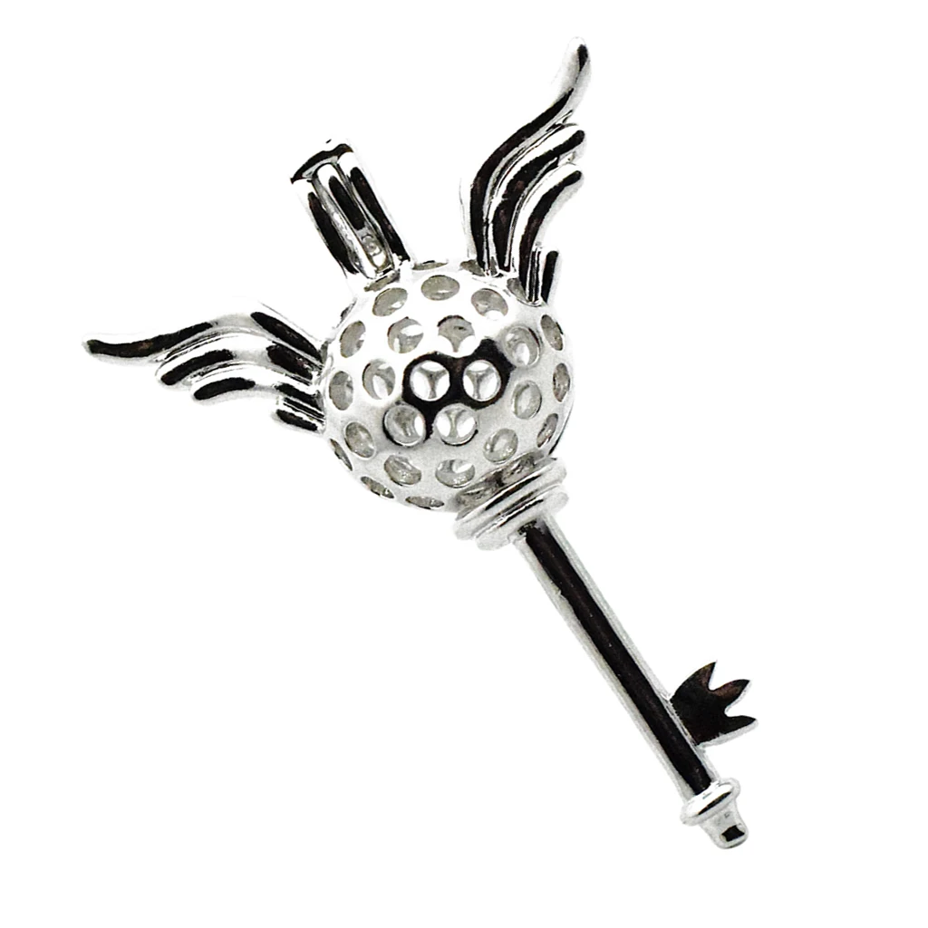 3Pcs Delicate Silver Color Charms Ball Pearl Cage Locket Pendant For Necklace Jewelry Making Accessories 3Pcs Delicate Silver Color Charms Ball Pearl Cage Locket Pendant For Necklace Jewelry Making Accessories