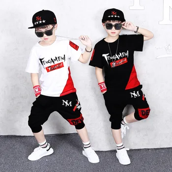 Toddler Boy Clothes Kids Clothing Set Summer Fashion Boutique Suit Children Hip Hop T-shirt + Shorts 4 to 15 Years
Toddler Boy Clothes Kids Clothing Set Summer Fashion Boutique Suit Children Hip Hop T-shirt + Shorts 4 to 15 Years