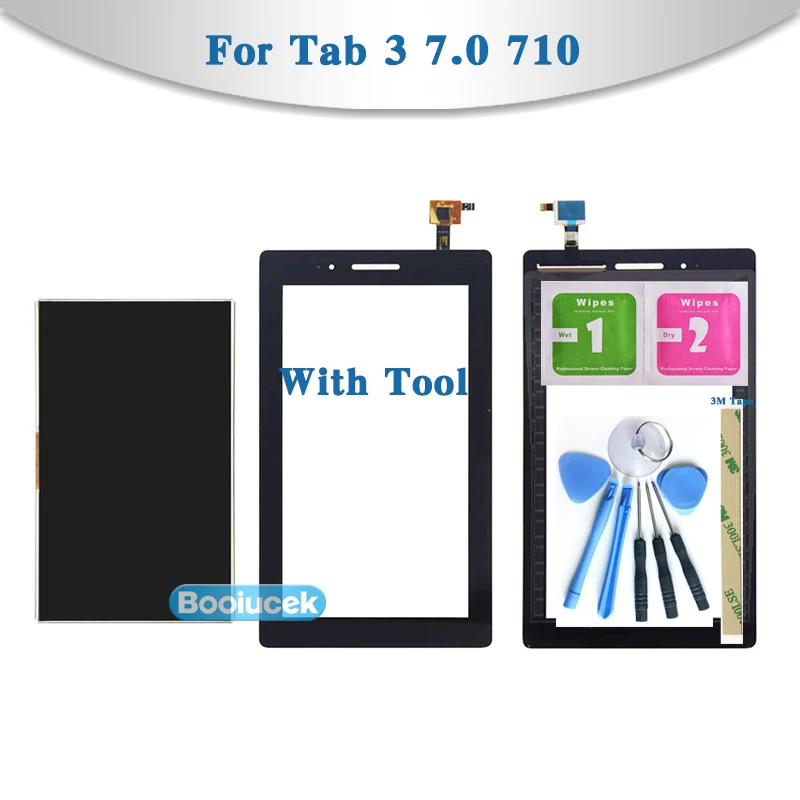 ЖК-дисплей 7 0 дюйма для Lenovo Tab 3 710 Essential Tab3 TB3 710F 710L 710i T с сенсорным экраном и