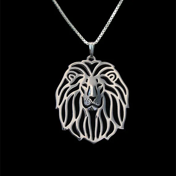 Lion jewelry - Gold and silver pendant and necklace jewelry Simple abstract animal
Lion jewelry - Gold and silver pendant and necklace jewelry Simple abstract animal