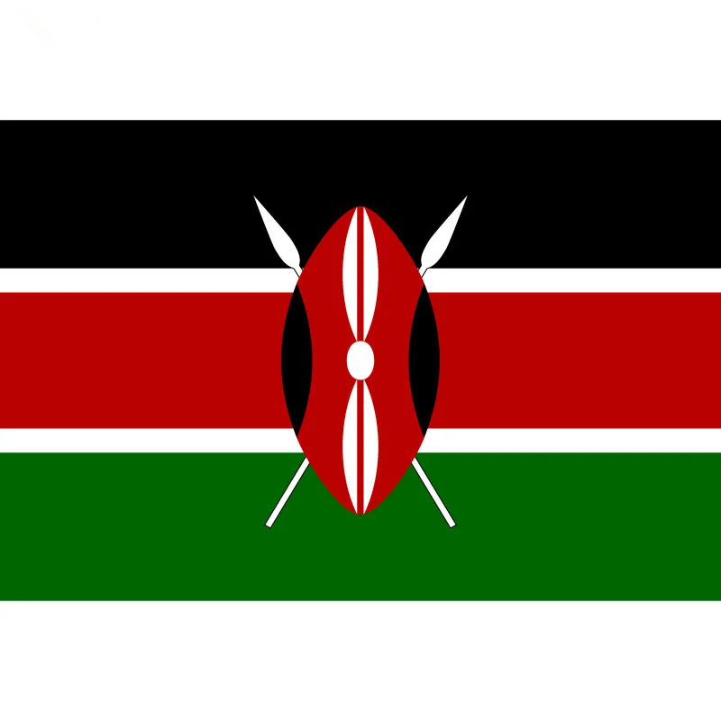 90*150cm/60*90cm/40*60cm/15*21cm Kenya Flag Polyester 5*3FT Banner For World Cup National Day Olympic Games
90*150cm/60*90cm/40*60cm/15*21cm Kenya Flag Polyester 5*3FT Banner For World Cup National Day Olympic Games