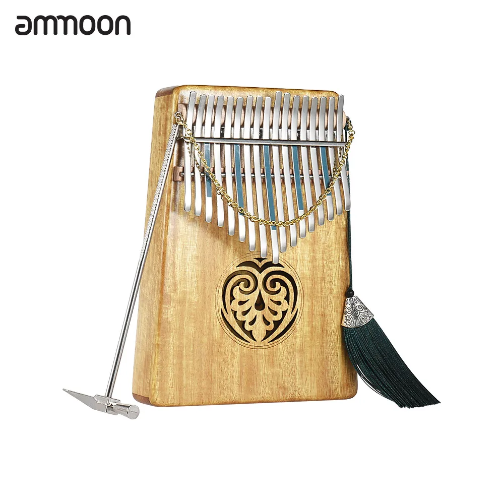 Portable ammoon Kalimba Mbira Thumb Piano Sanza 17 keys Finger Piano with Bag Music Book Musical Scale Stickers Tuning Hammer
Portable ammoon Kalimba Mbira Thumb Piano Sanza 17 keys Finger Piano with Bag Music Book Musical Scale Stickers Tuning Hammer