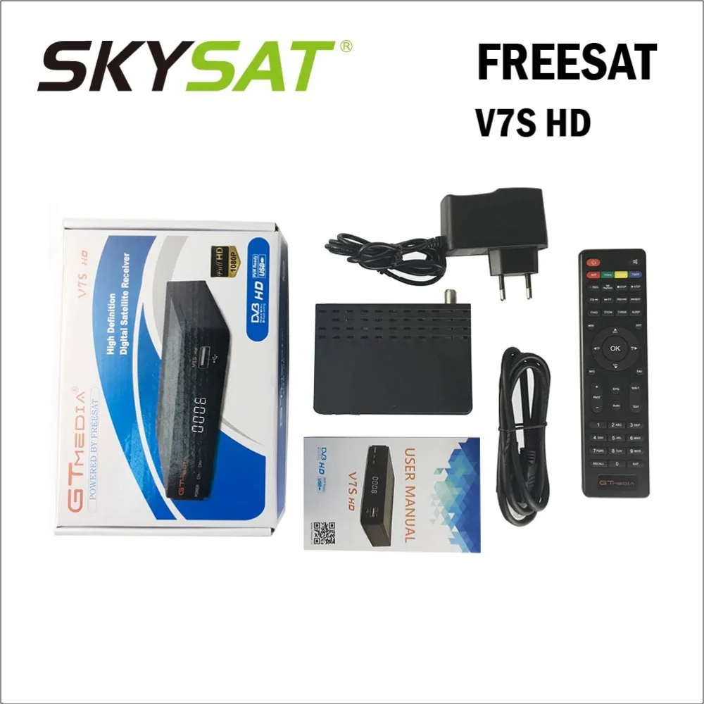 

Freesat V7S HD Satellite Receiver same as Freesat V7 Support CCCams Newcamd PowerVu Biss WiFi 3G Youtube USB PVR GTMedia V7S HD