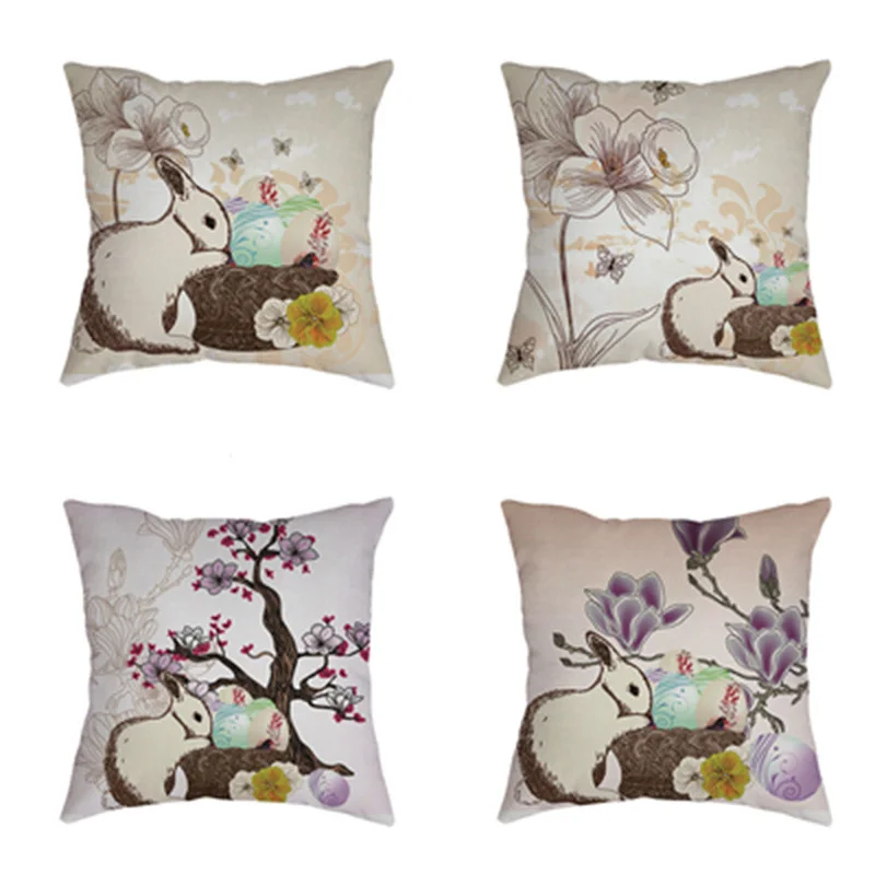 2019 CUSCOV foreign trade hot sale Easter egg rabbit linen square sofa pillowcase home decoration pillow cover car cushion cover
2019 CUSCOV foreign trade hot sale Easter egg rabbit linen square sofa pillowcase home decoration pillow cover car cushion cover