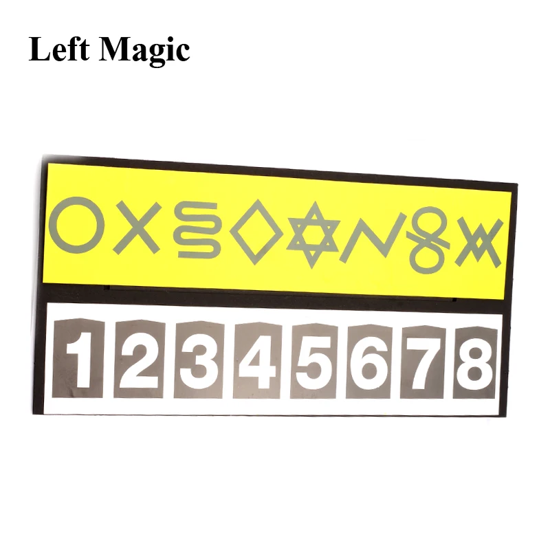 Mental Symbol With ESP Card Magic Tricks Magician Close Up Illusions Accessories Mentalism Gimmick Prediction Board Magic Props
Mental Symbol With ESP Card Magic Tricks Magician Close Up Illusions Accessories Mentalism Gimmick Prediction Board Magic Props