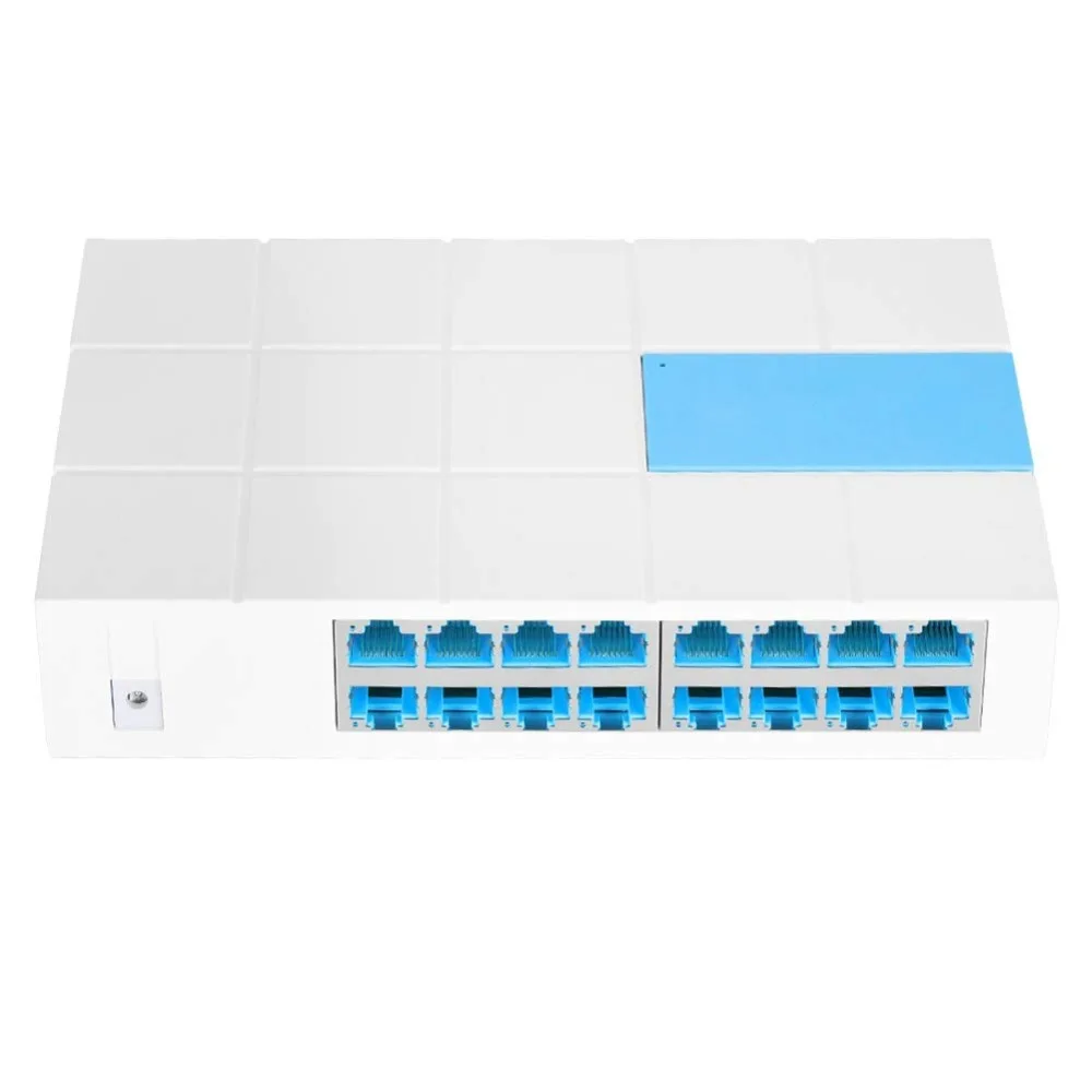S116M 10/100 Мбит/с 16 портов быстрый Ethernet LAN RJ45 Vlan сетевой коммутатор хаб Настольный ПК |